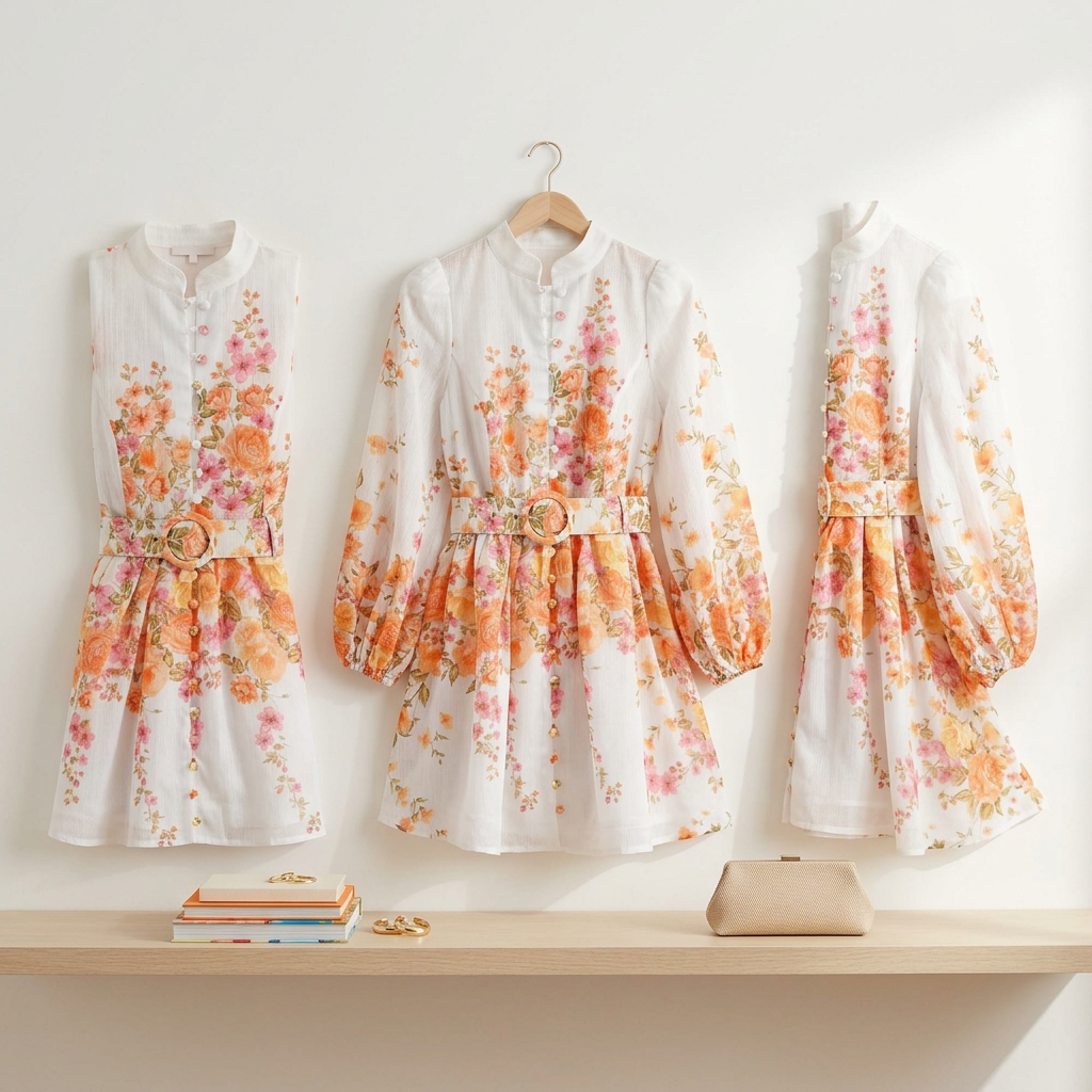 Sunshine Mock-Neck Mini