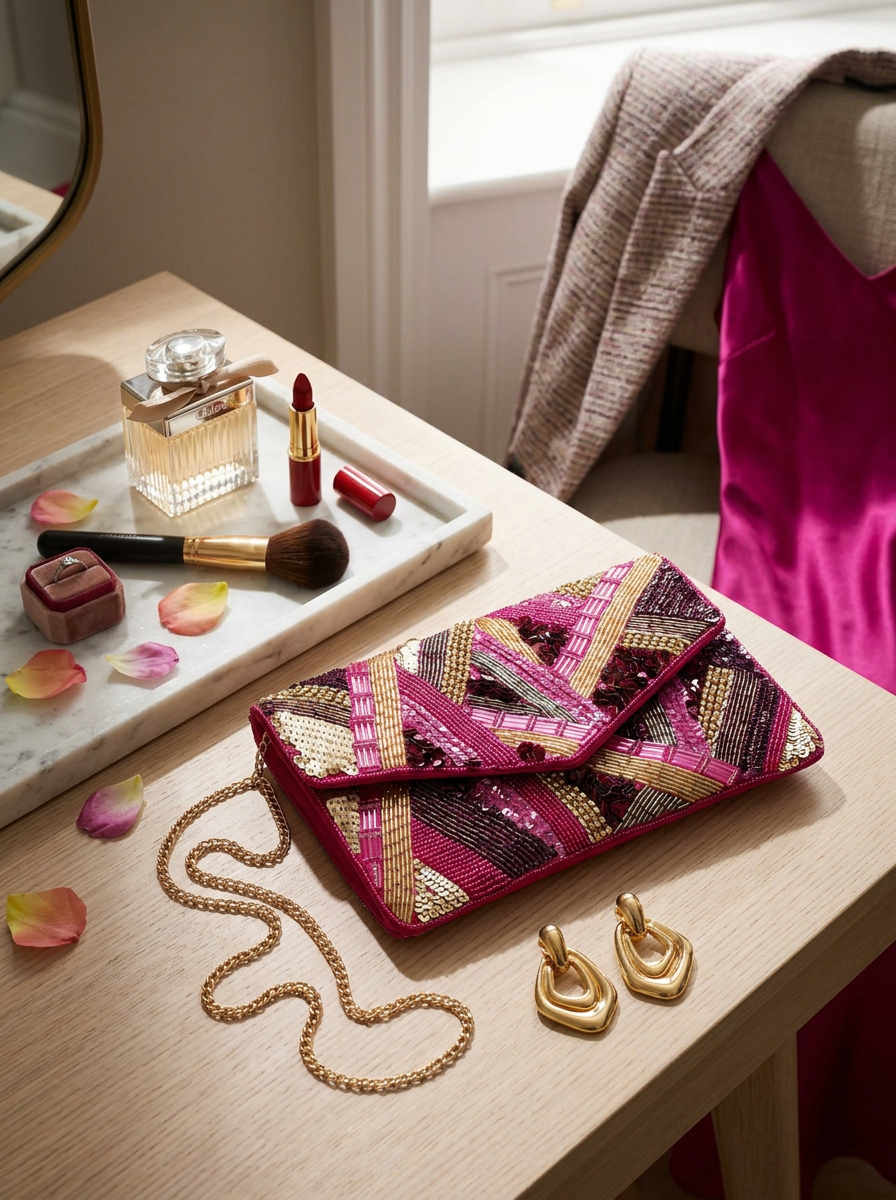 The Beaded Party Clutch