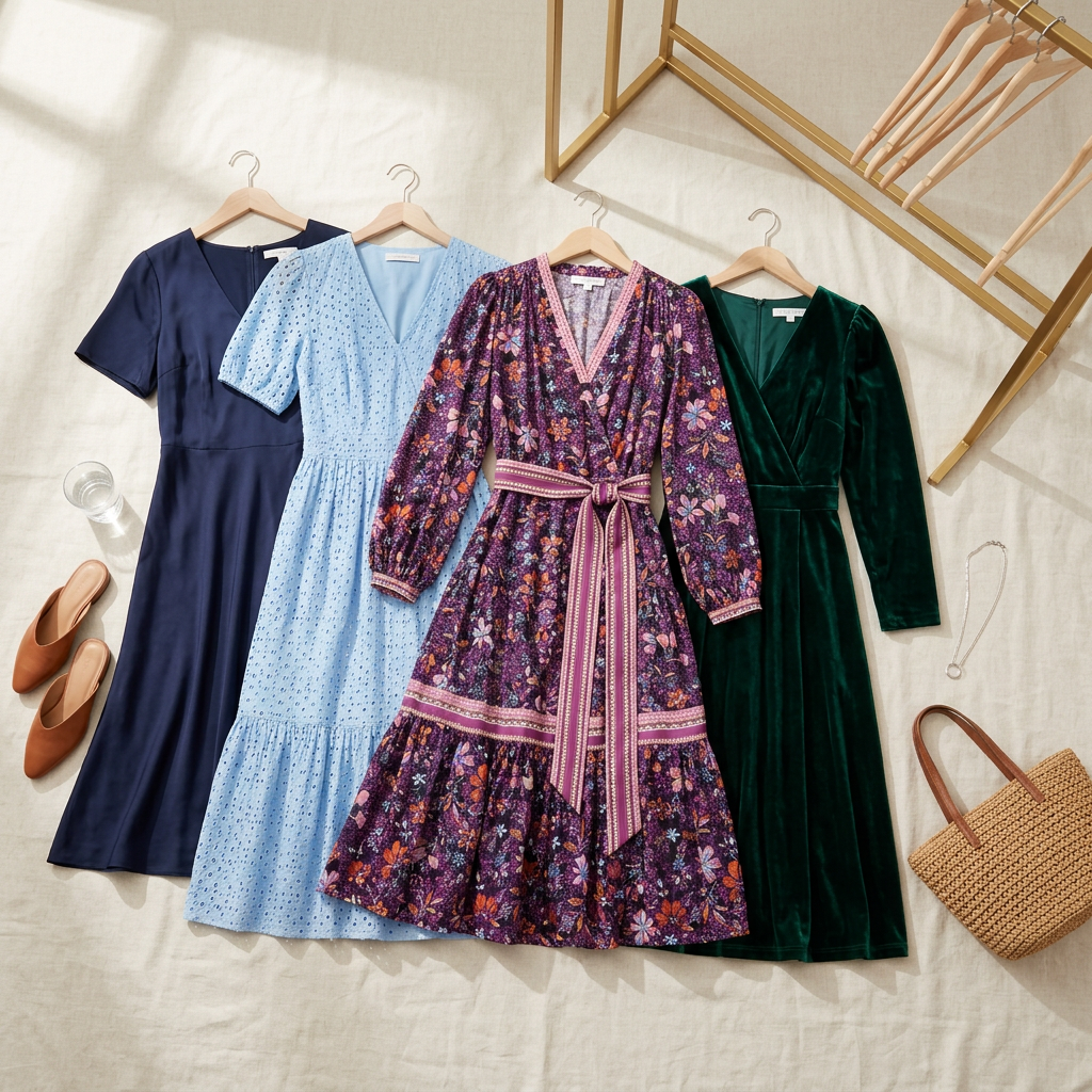 The Belted Floral Midi