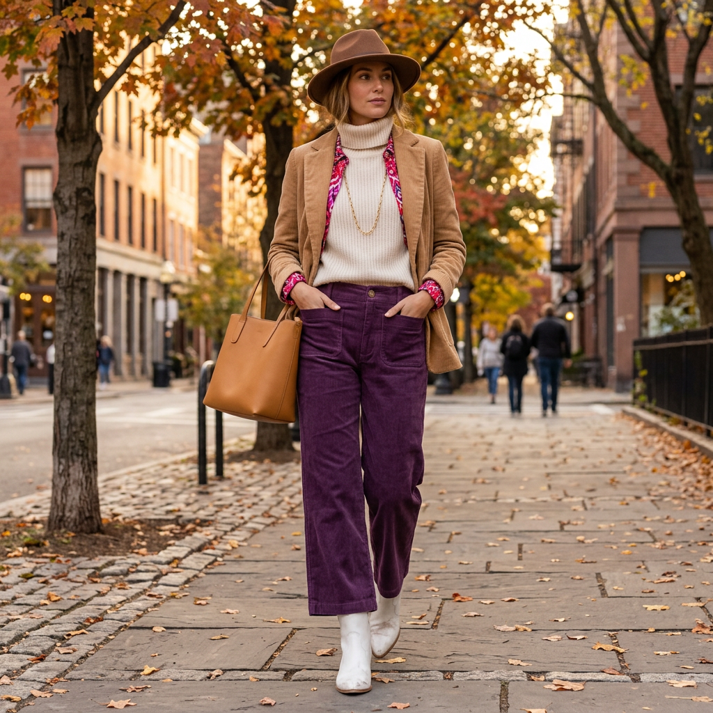 The Wide-Leg Corduroy