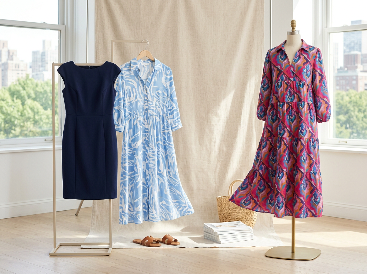 The Printed Dress That Moves From Desk to Dinner