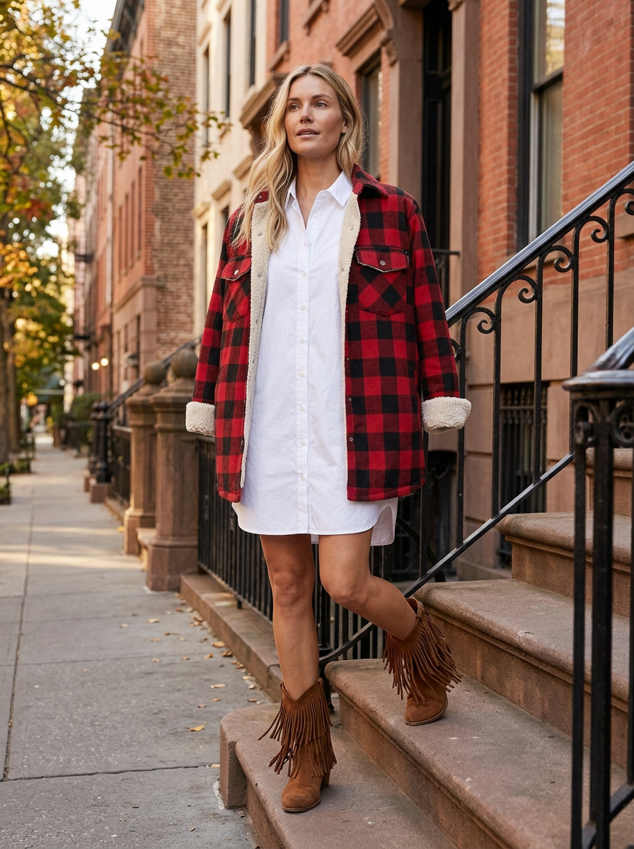 The Plaid Shacket Layer