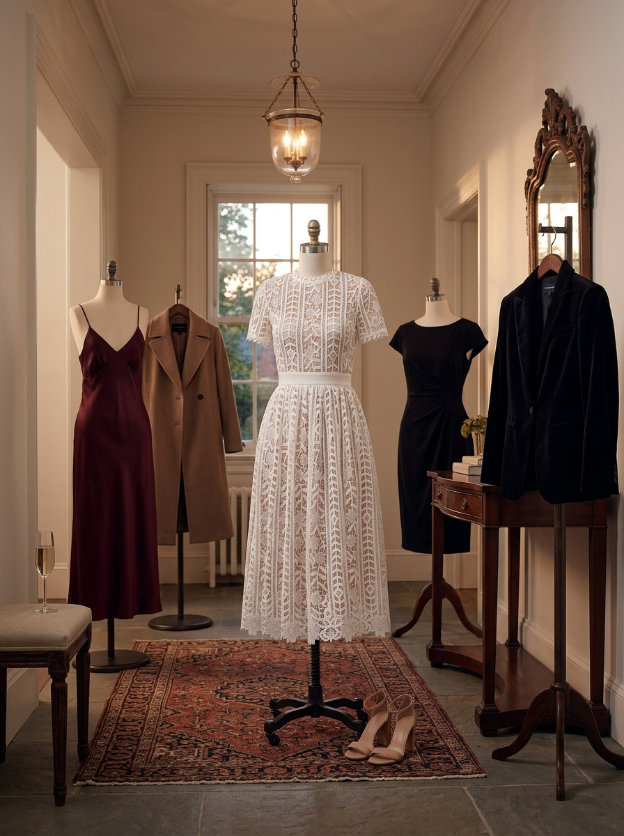 The Romantic Lace Midi