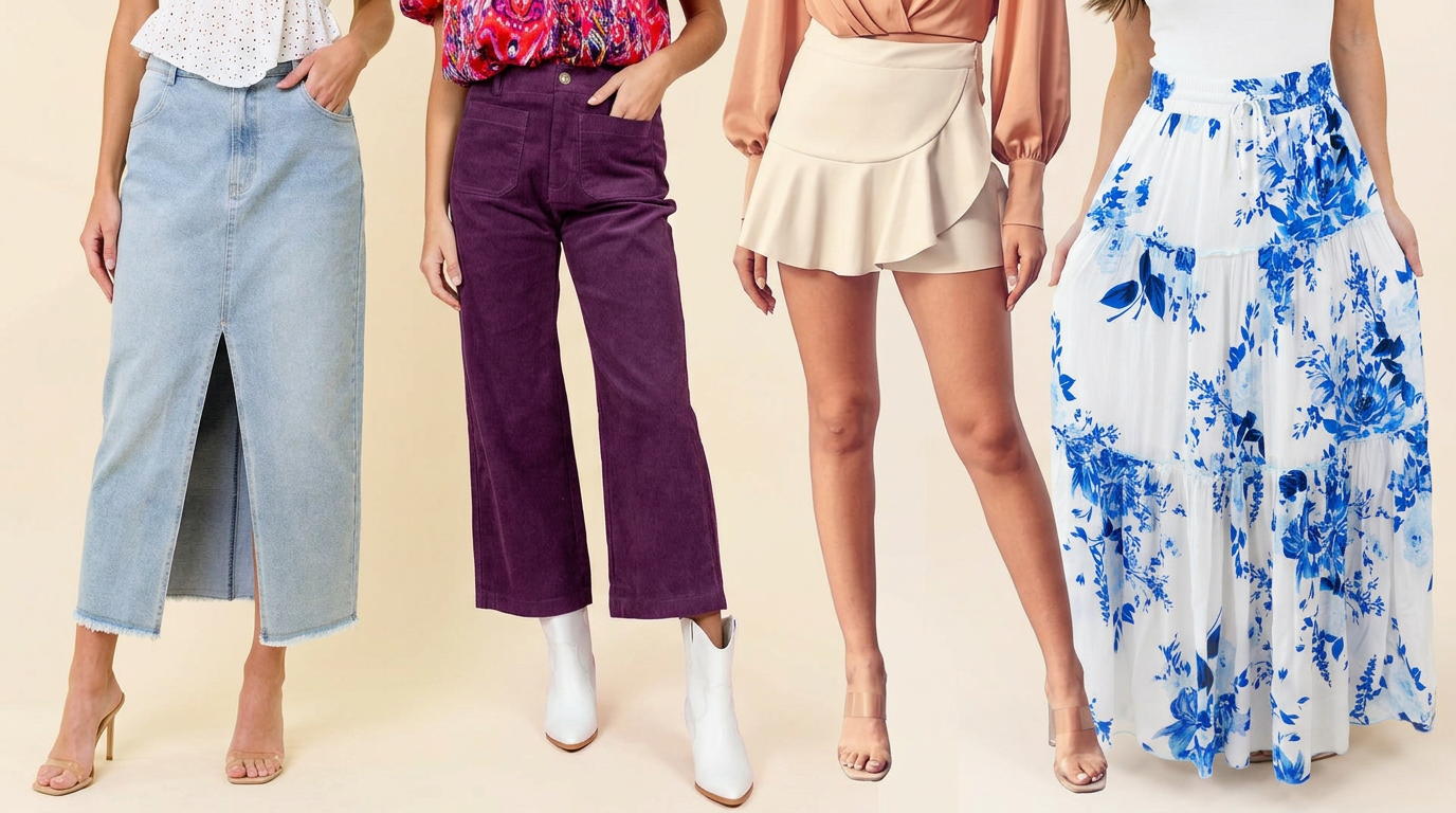 Women’s bottoms with standout detail