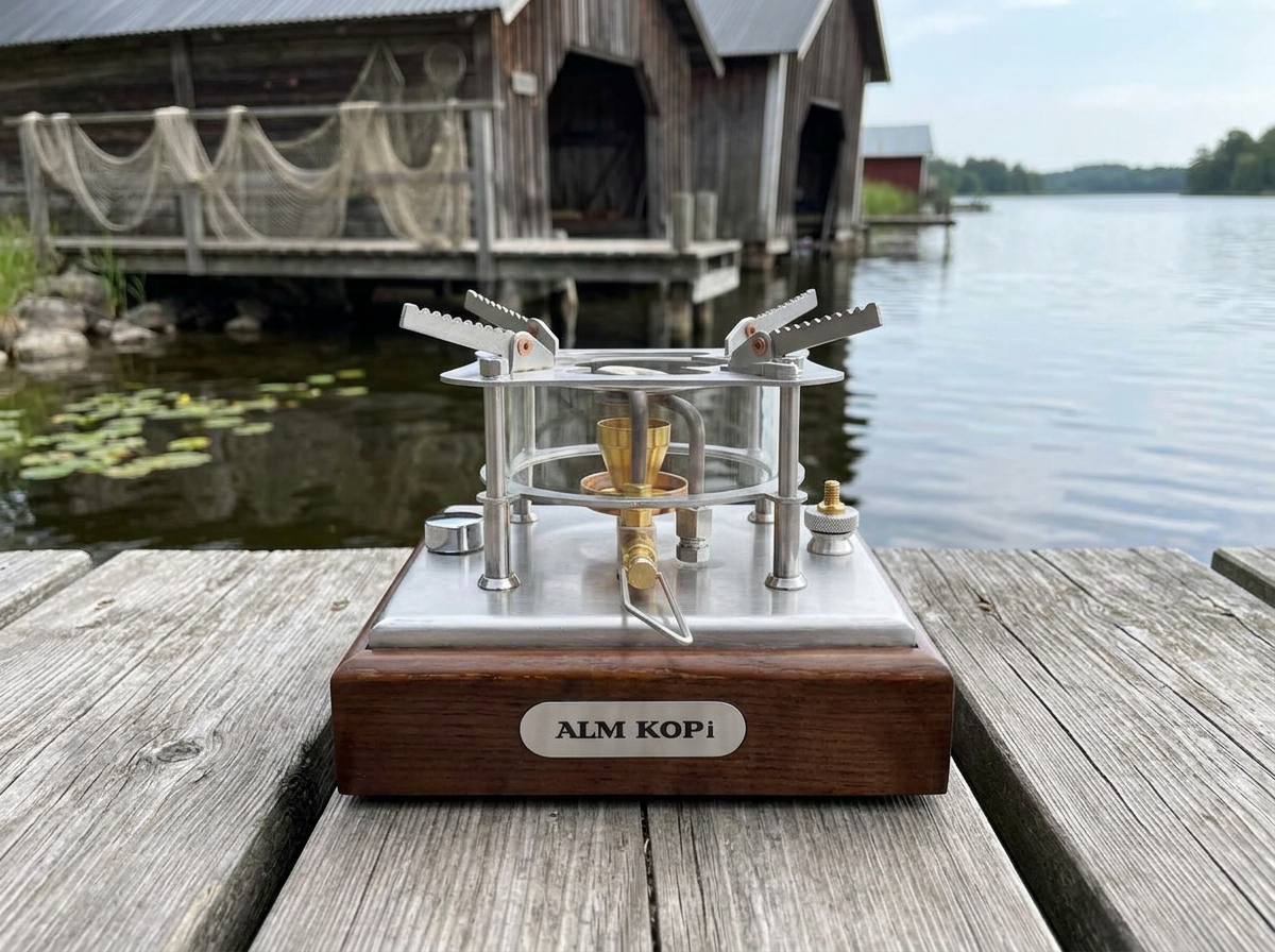 Spritkök för bryggning utanför köket